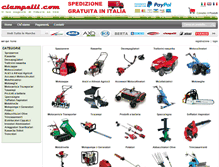 Tablet Screenshot of ciampelli.com